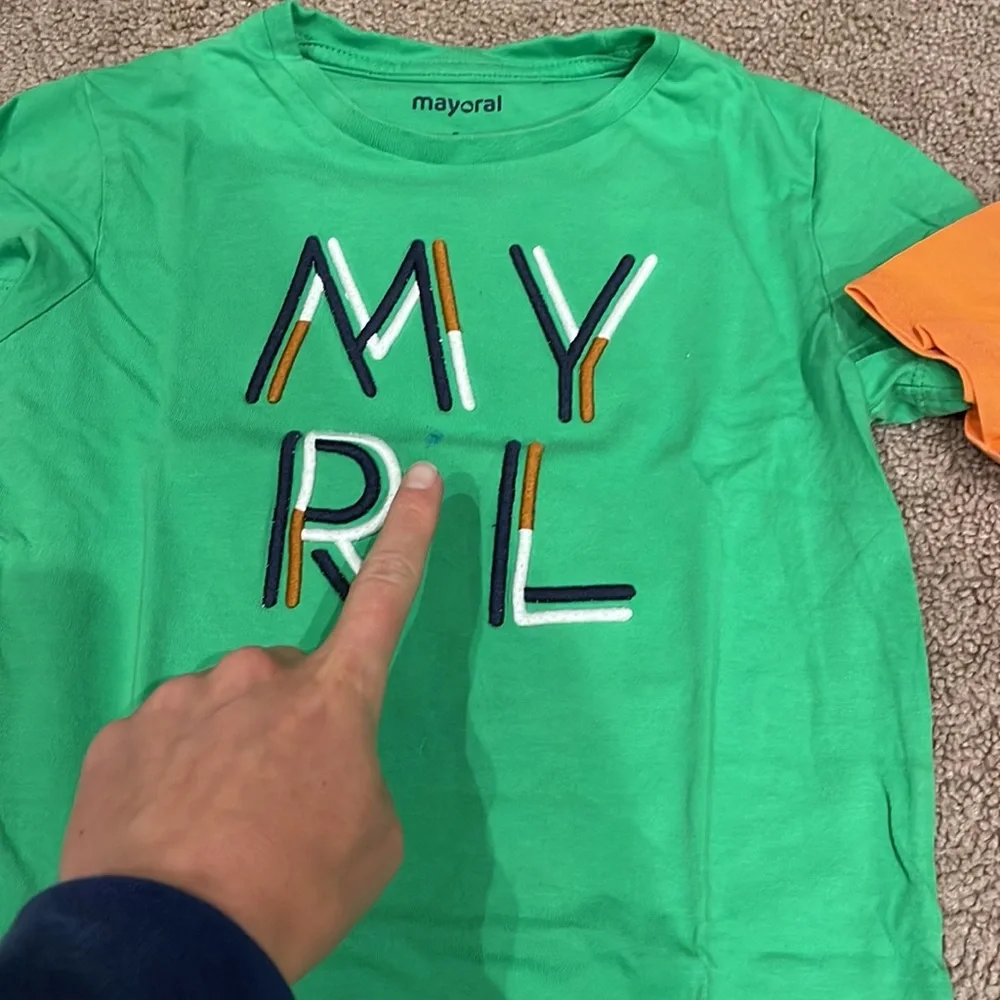 Set of 3 Mayoral Tee’s, size 5